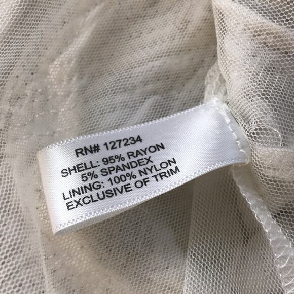 Boston proper xs pattern sequin tank white gray sparkly embellished party fancy - Picture 10 of 10